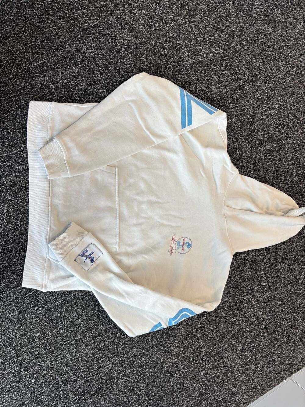 Shelby GT500 Since 1967 Graphic Hoodie White Size M